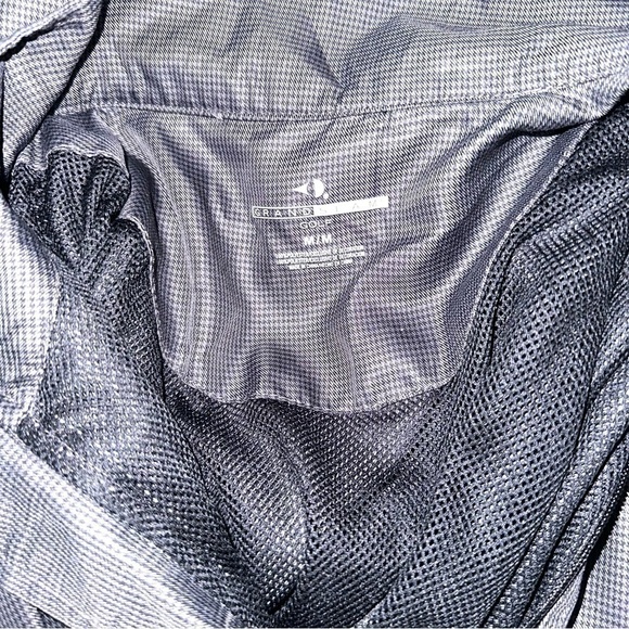 GRAND SLAM Men's M Golf Pullover Windbreaker Jacket Houndstooth Lined 1/4 Zip - Picture 5 of 10